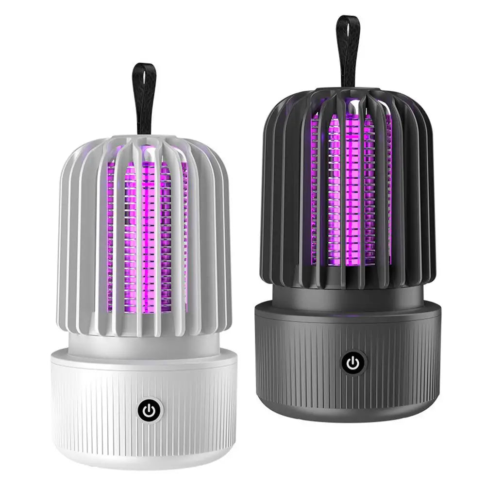 Electric Mosquito Killer Lamp Portable UV Light Bug Zapper USB Insect Fly Trap Quiet For Home Bedroom Outdoor Camping