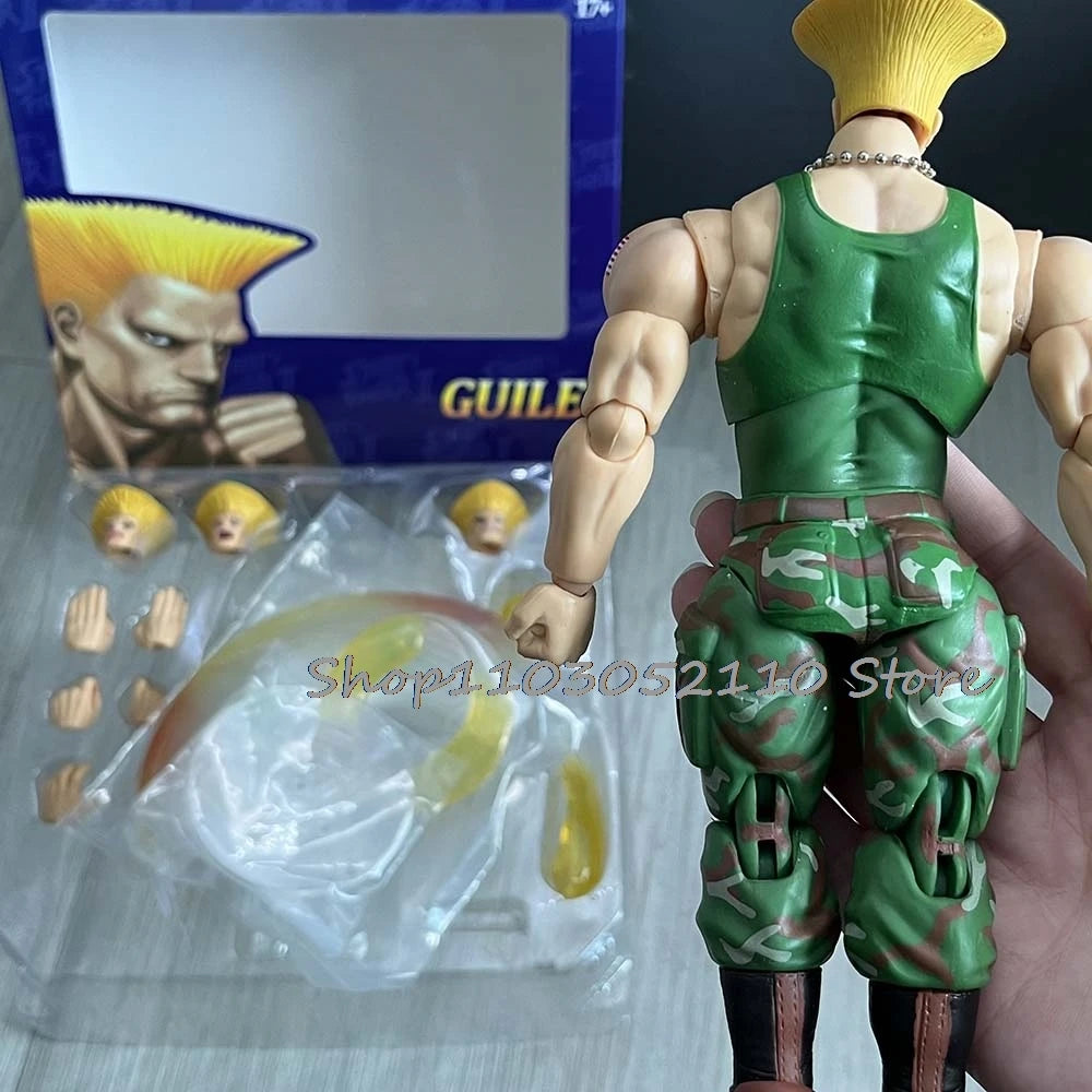 ST Street Fighter Guile Ken Ryu Action Figure Anime The Final Challengers Model Doll Statue Joint Movable Movie Toys Gifts
