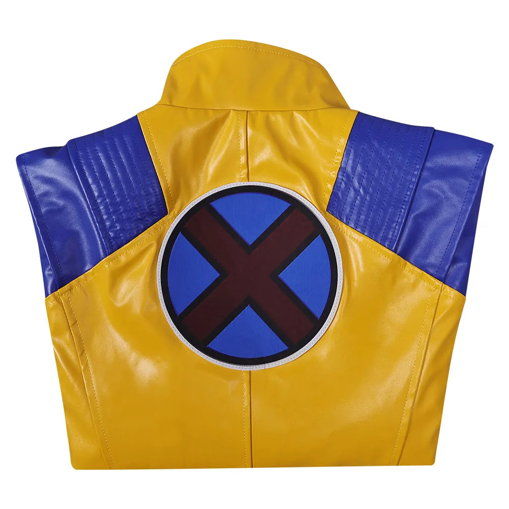 Fantasia Wolf Logan Cosplay Yellow Casual Jacket Game Rival Superhero Disfraz Costume Adult Men Halloween Carnival Party Clothes