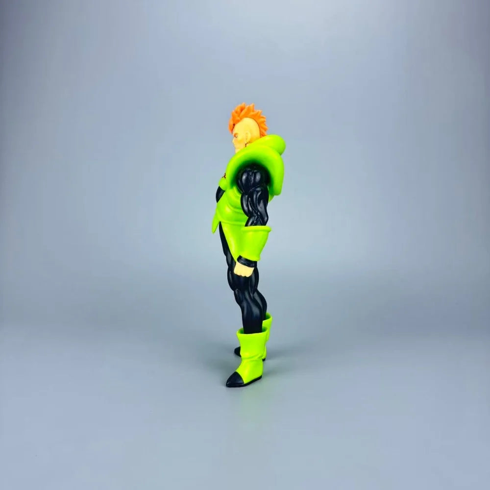 Anime Dragon Ball Z ANDROID 16 Figures Artificial Human 16 Action Figures 21cm/8.27inch PVC Statue Collection Model Toys Gifts