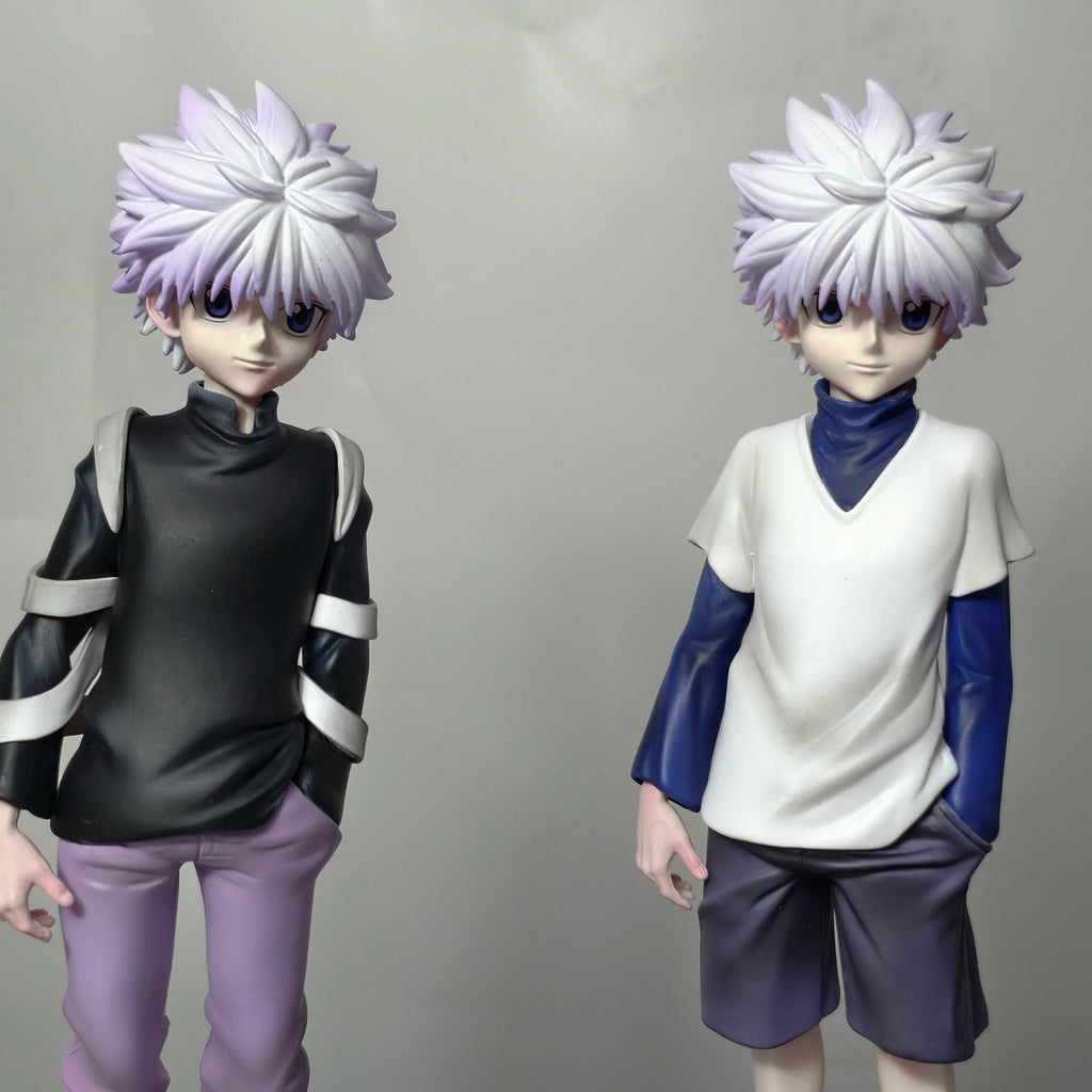 26cm 10.2 inch Anime Killua Zoldyck Figures Pvc Statue Desktop Ornamen Collection Statue Model Decoration Room Desk Toys Gifts