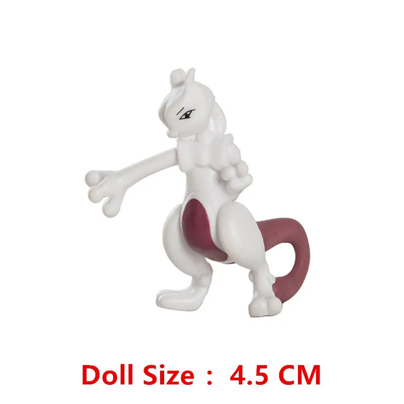 Pokemon Cartoons Anime Figure Pikachu Charmander Eevee Squirtle Cosplay Toys Model Figure Collection Dolls Birthday Gift