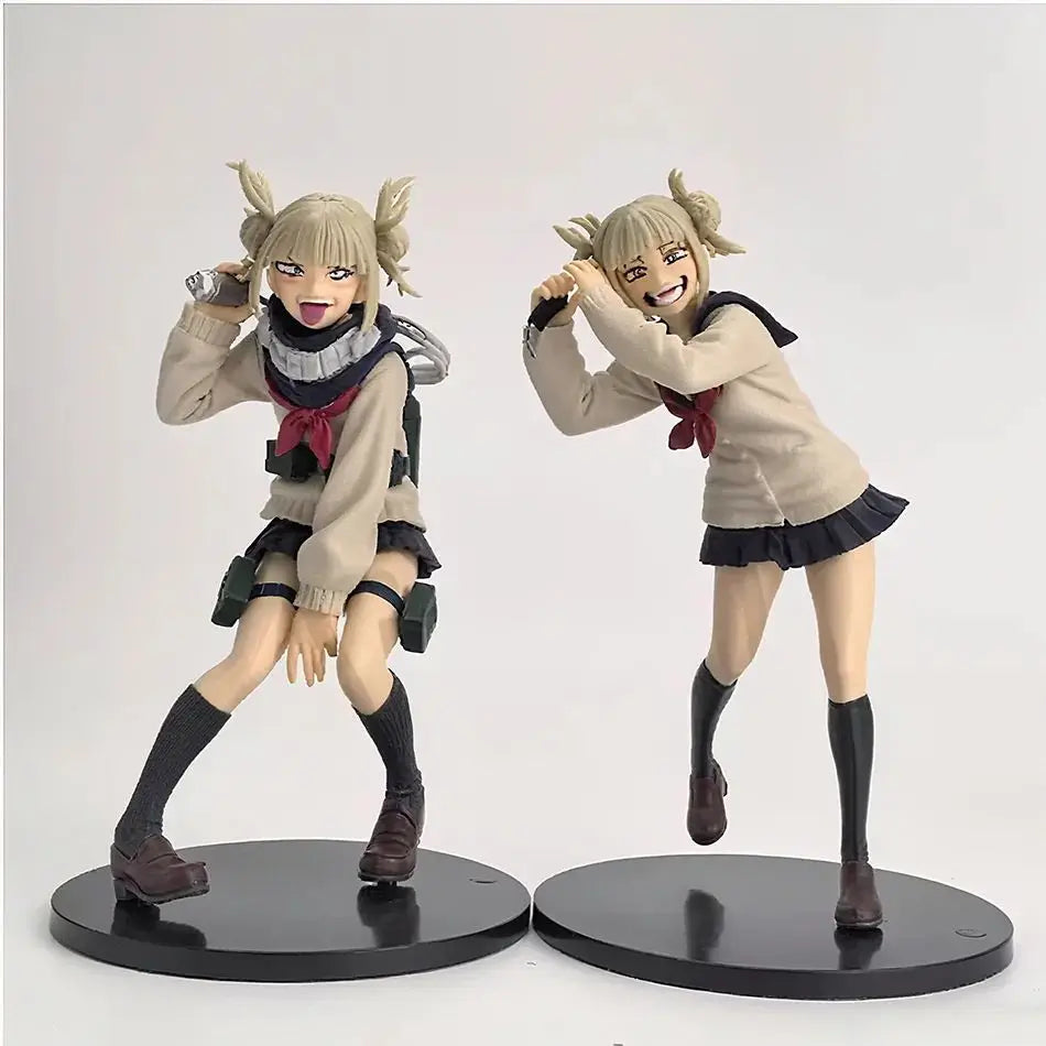 Hot My Hero Academia Bakugou Katsuki Midoriya Izuku Todoroki Shouto Toga Himiko Anime Figure PVC Collectible Model Toys Kid Gift