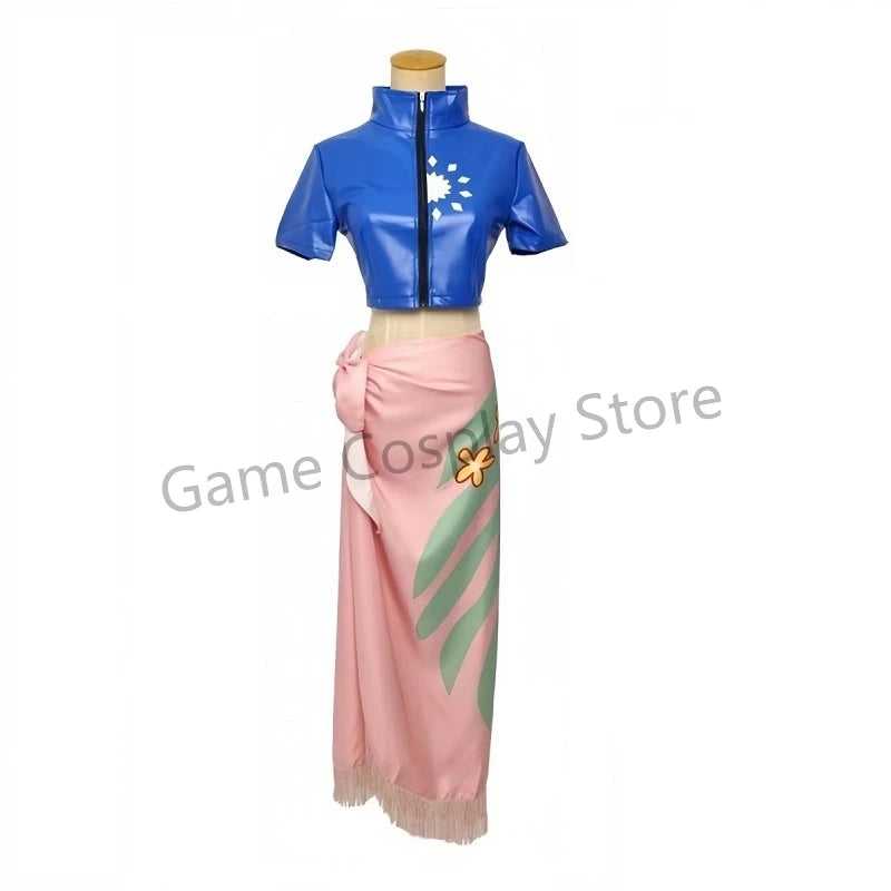 Anime Cosplay Costume Dress Outfits Nico Robin Cosplay Costume Glasses Party Wig Suit Costumes For Girl Halloween Carnival Suit