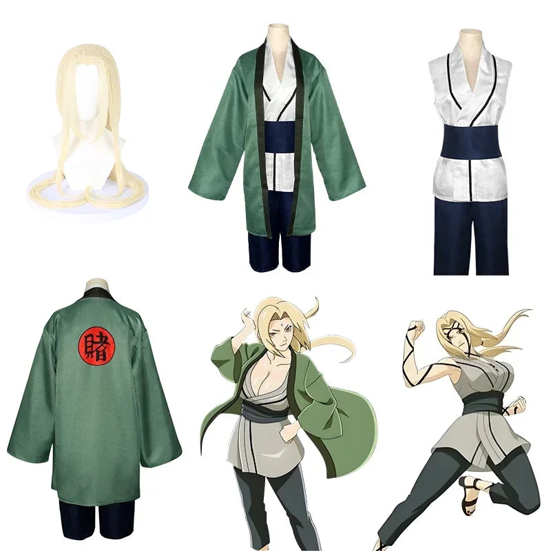 Cosplay Costume Anime Cartoon Girls Women Kimono Christmas wig  Halloween Carnival Suit