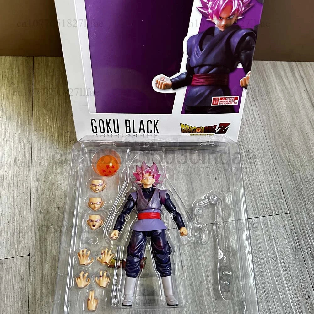 Dragon Ball Z Super Saiyan Rose Goku Black Action Figure Model Toys Joint Movable Gift For Friends Room Decor Christmas Present