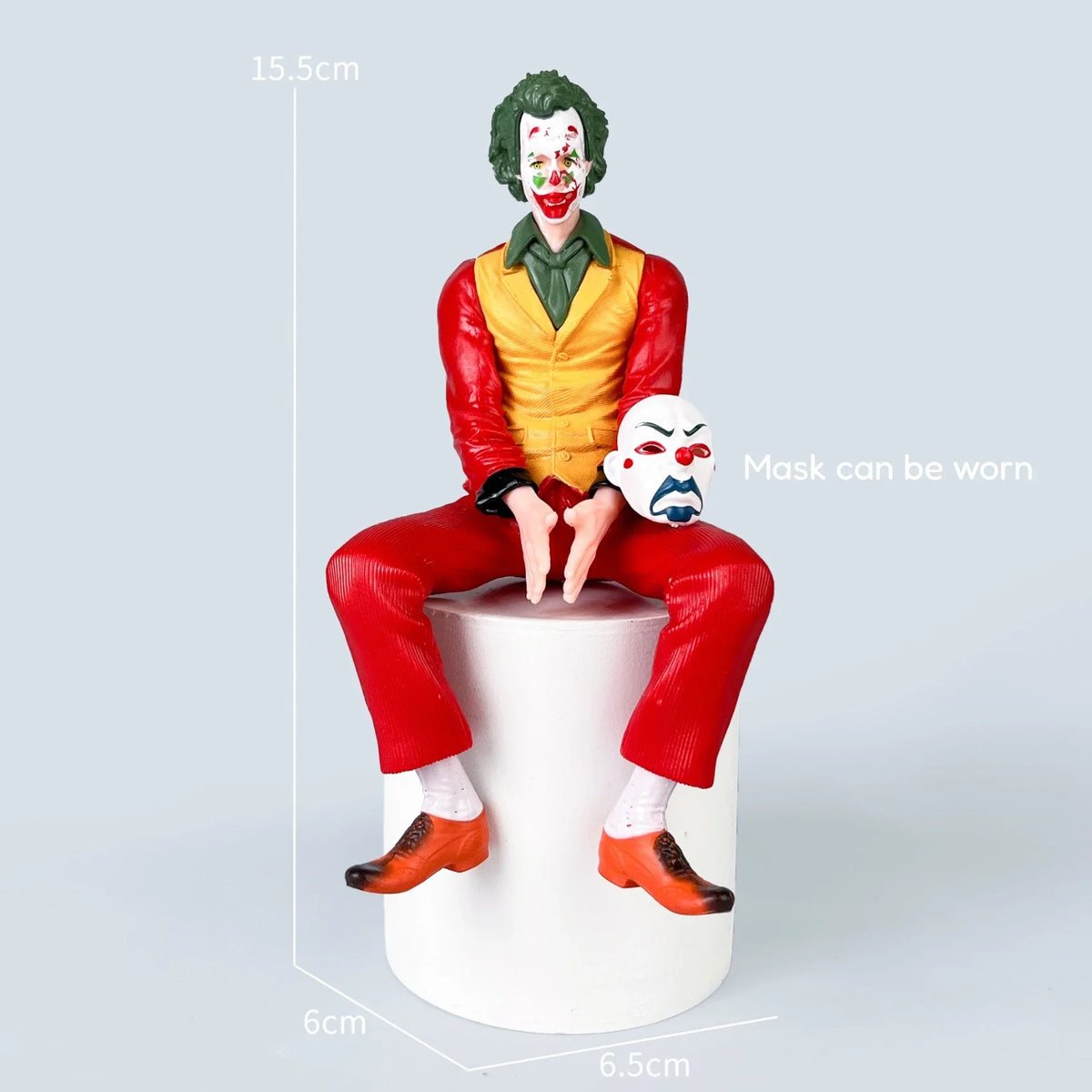 Joker & Harley Quinn PVC Sitting Exquisite Figure, Desktop & Car Decoration Ornament, Birthday & Holiday Gift