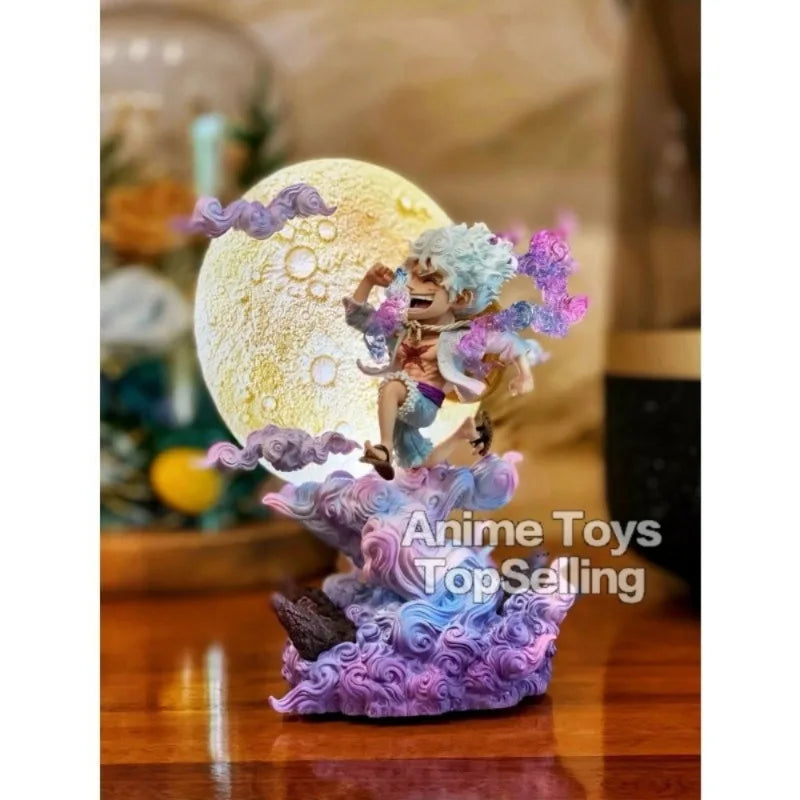 13.5cm/5.31in Anime One Piece Figure Moon Nika Luffy Action Figures Pvc Statue Collection Model Toys for Gifts