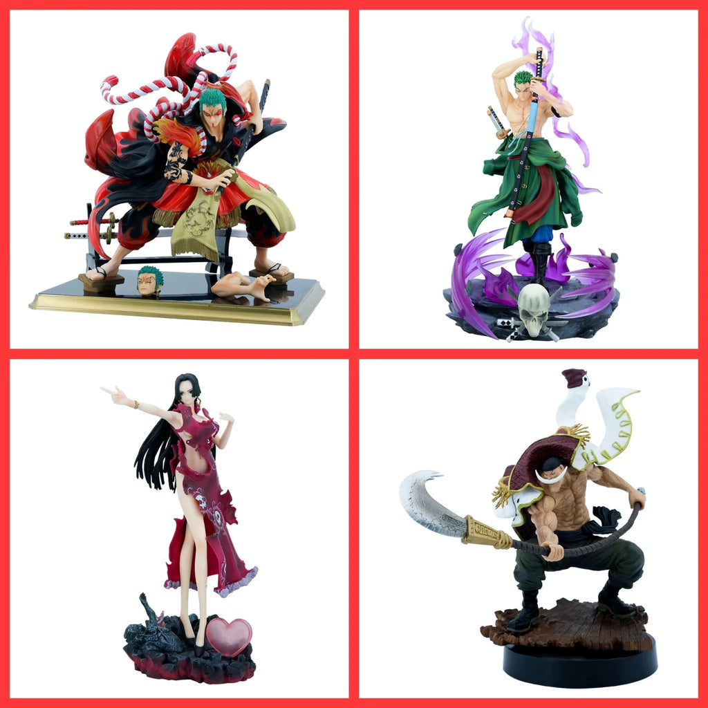 One Piece Anime PVC Figure Blind Box 5-30cm Big Middle Mini Size Luffy Zoro Sanji Character Model Surprise Gift for Collector