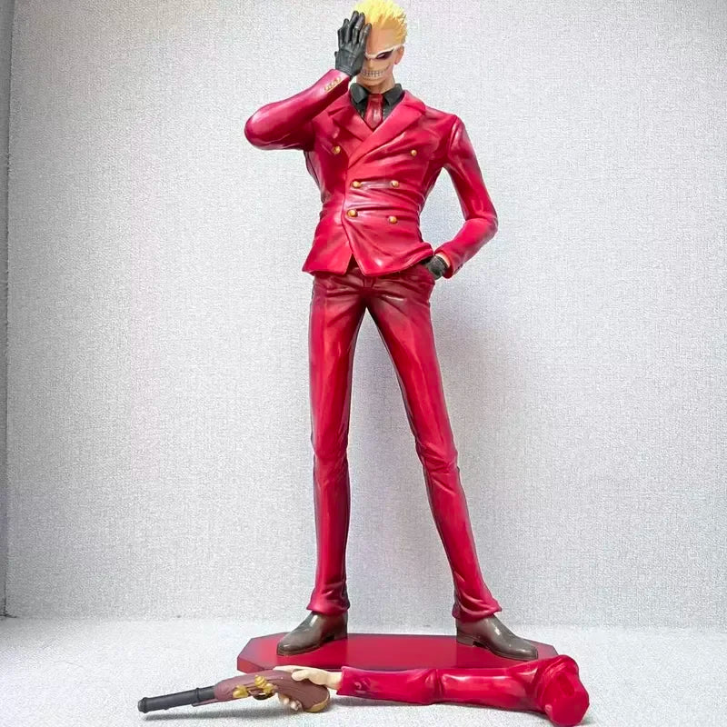 30cm One Piece Donquixote Doflamingo Anime PVC Figure With Replaceable Arms Shichibukai Model Desktop Ornament Collect Toy Gifts