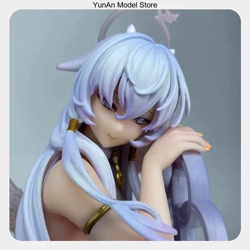 27cm Pure White Angel Chan Anime Figure Desktop Ornament Collectible Gift for Fans
