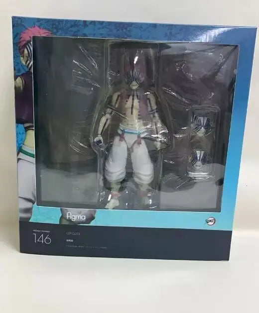 Anime Demon Slayer Figma Sp-146 Akaza Hakuji Action Figures Twelve Kizuki Figurine Toy Decoration Collection Model Doll Gift