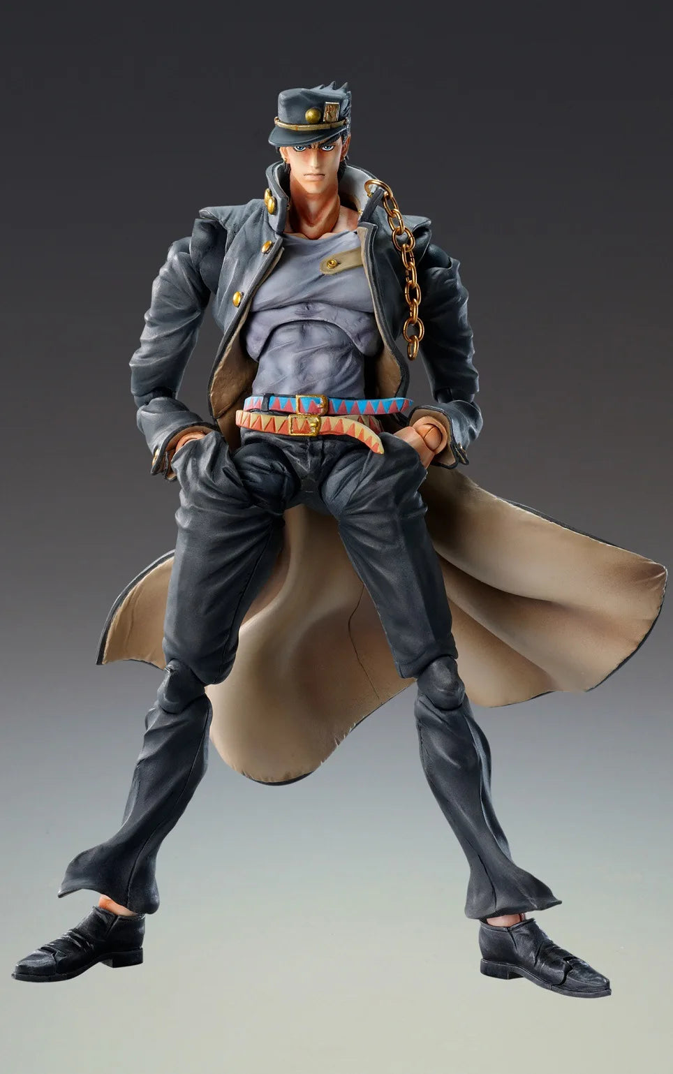 Jojo's Superimage Bruno Kujo Jotaro Apaki Movable Action Figure - Collectible Shouban Model Toy for Fans of Wonderful Adventure