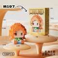 ONE PIECE Sun God Nika Luffy Micro Building Block Chopper Ace Buggy -3D Anime Model Assembly Mini Bricks Figure Toys For Gift