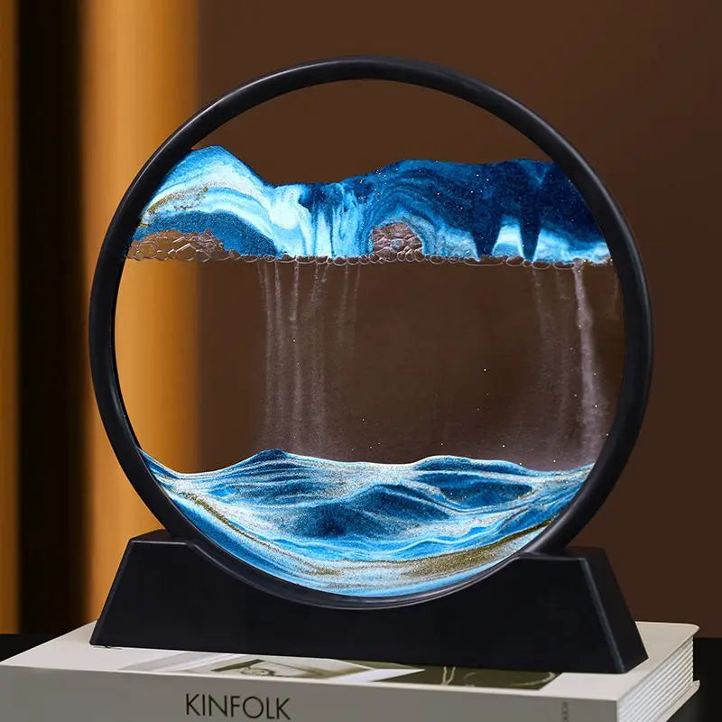 3d Quicksand Painting Desktop Ornaments Home Living Room Decoration Ecological Quicksand Painting Craft Decorations