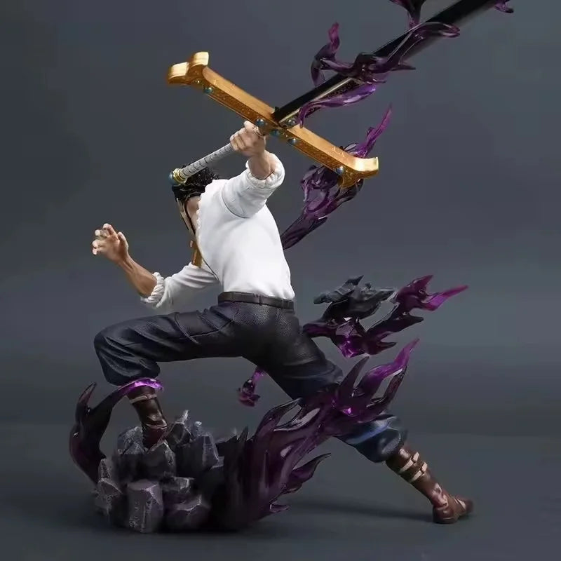 30cm One Piece Dracule Mihawk Figure One Piece Anime Figures Pvc Statue Desktop Ornament Collectible Model Toys For Gifts