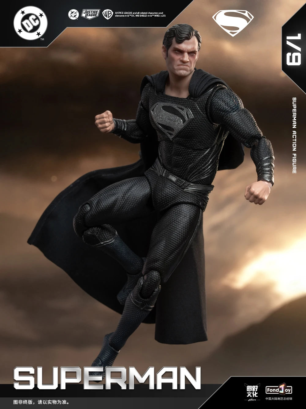 Original Fondjoy David Corenswet Superman Action Figure 1/9 New SupermanFigure PVC Joint Movable Collection Model Toys Gift