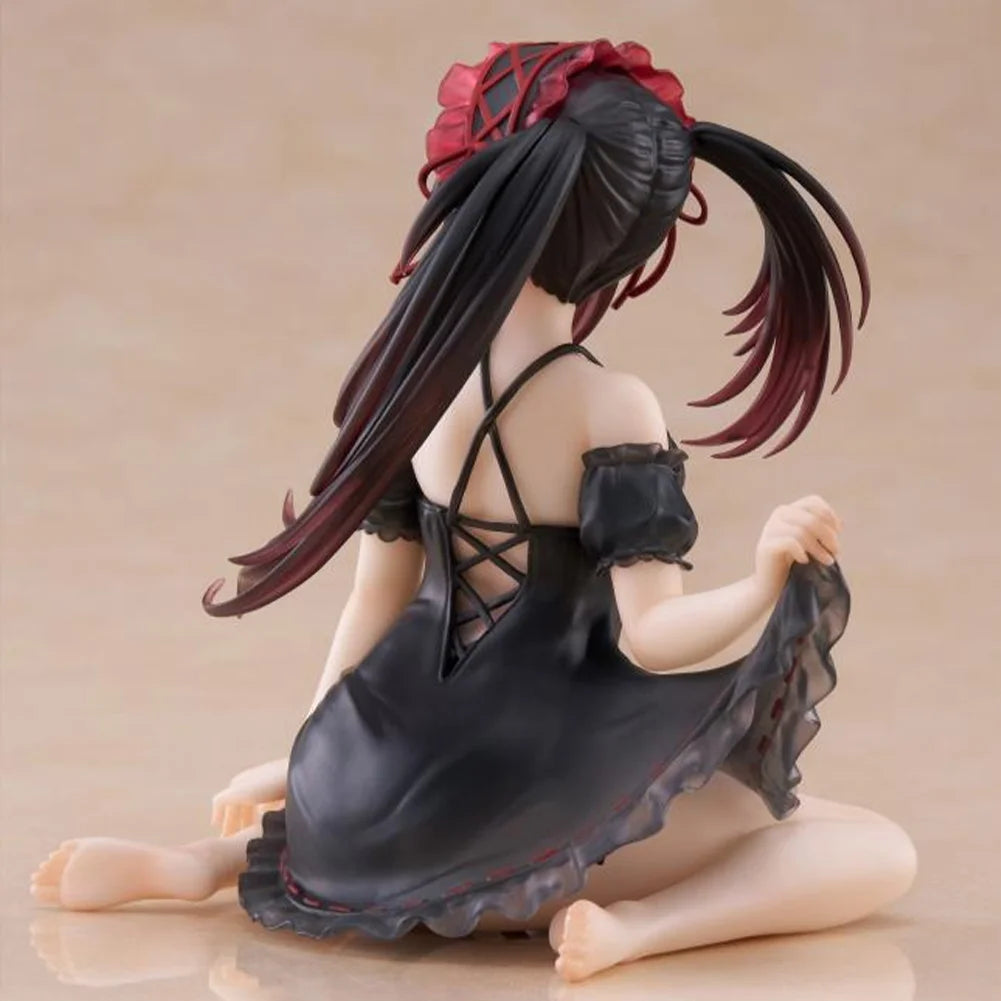 13cm Anime figure Tokisaki Kurumi  nightgown action figures Tokisaki Kurumi figurine Doll Model Toy Adult Collection Statue Gift