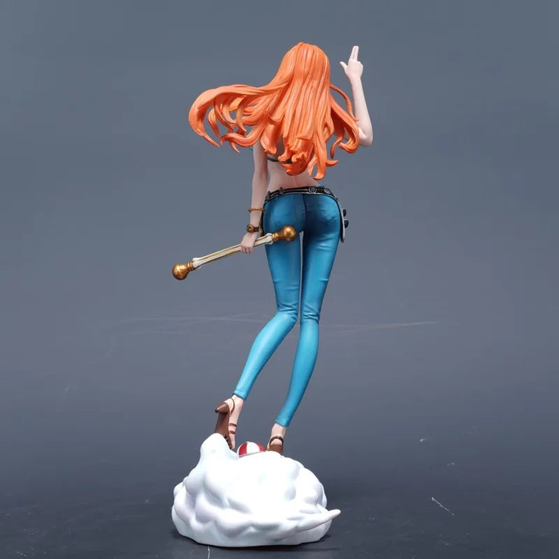 In Stock C2 Toys 25cm One Piece Anime Figures Nami Figures Two Years Later The Straw Hat Troupe Figures Pvc Statue Gifts Toys