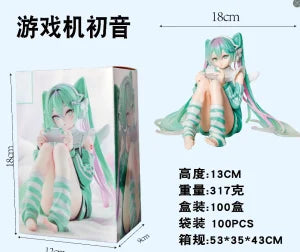 13CM Anime Hatsune Miku Action Figures Holiday Memories Game Ver Figure Anime Figurines Model Toy Gift Desktop Decoration