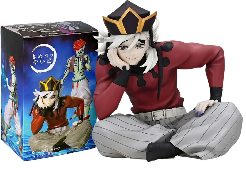 Hot Anime Demon Slayer Douma Premium Chokonose Noodle Stopper Anime Figure Action Figures Collection PVC Model Toys