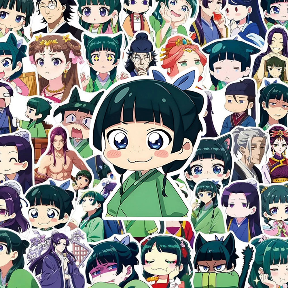 10/30/55pcs New Anime The Apothecary Diaries Stickers Cute Maomao Cartoon Decals DIY Water Bottle Phone Laptop Kawaii Sticker