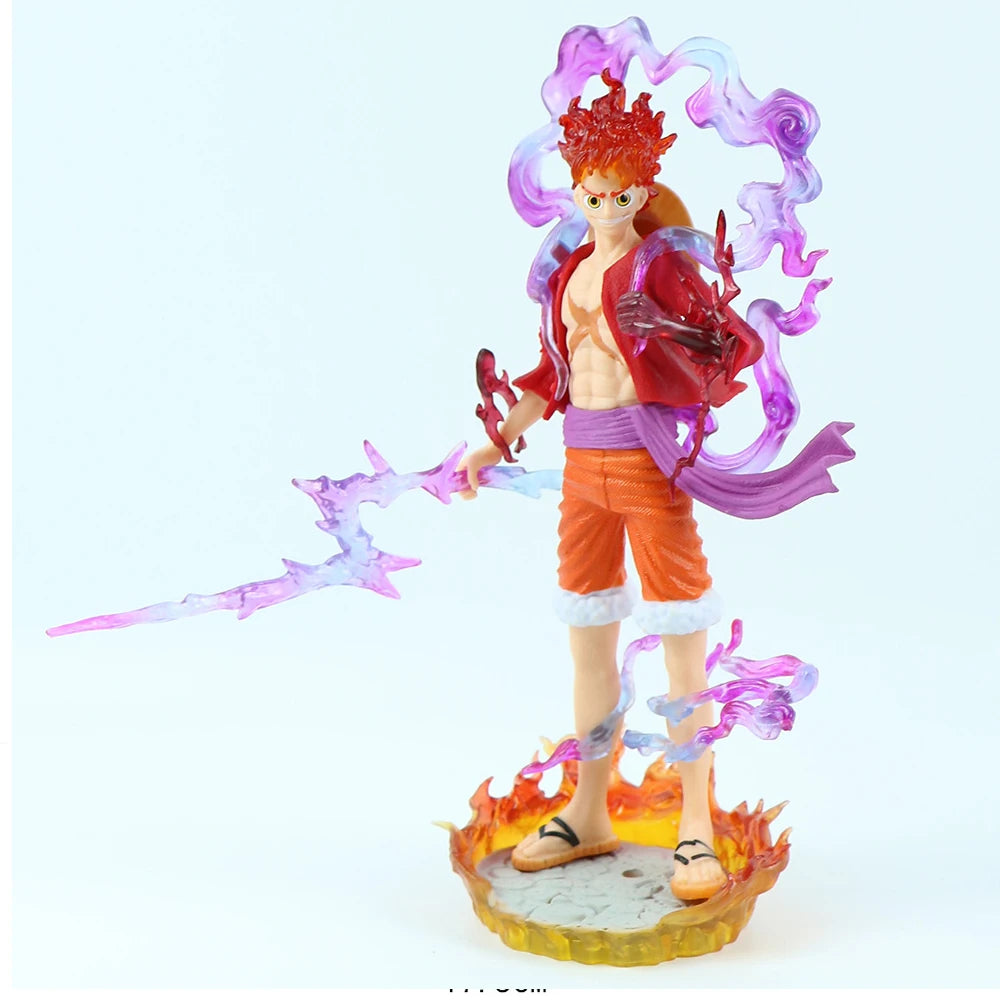 8-28cm One Piece Anime Figures Nika Luffy Gear 5th Action Figure Gear 5 Sun God Pvc Figurine Gk Statue Model Decoration Toys