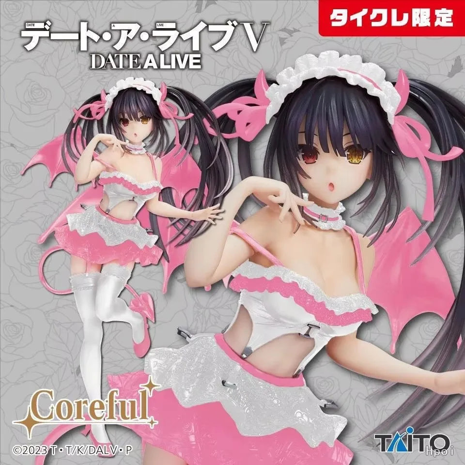 Date A Live Figure Tokisaki Kurumi Figures Swimwear Figurine Doll Pvc Statue Model Collection Desk Decoration Toys Holiday Gifts
