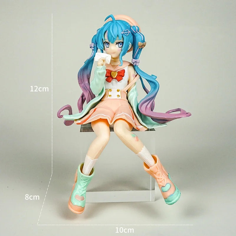 Hot Kawaii Girl Hatsune Miku Anime Figure Miku Action Figure Christmas Gift PVC Collection Model Doll Toys