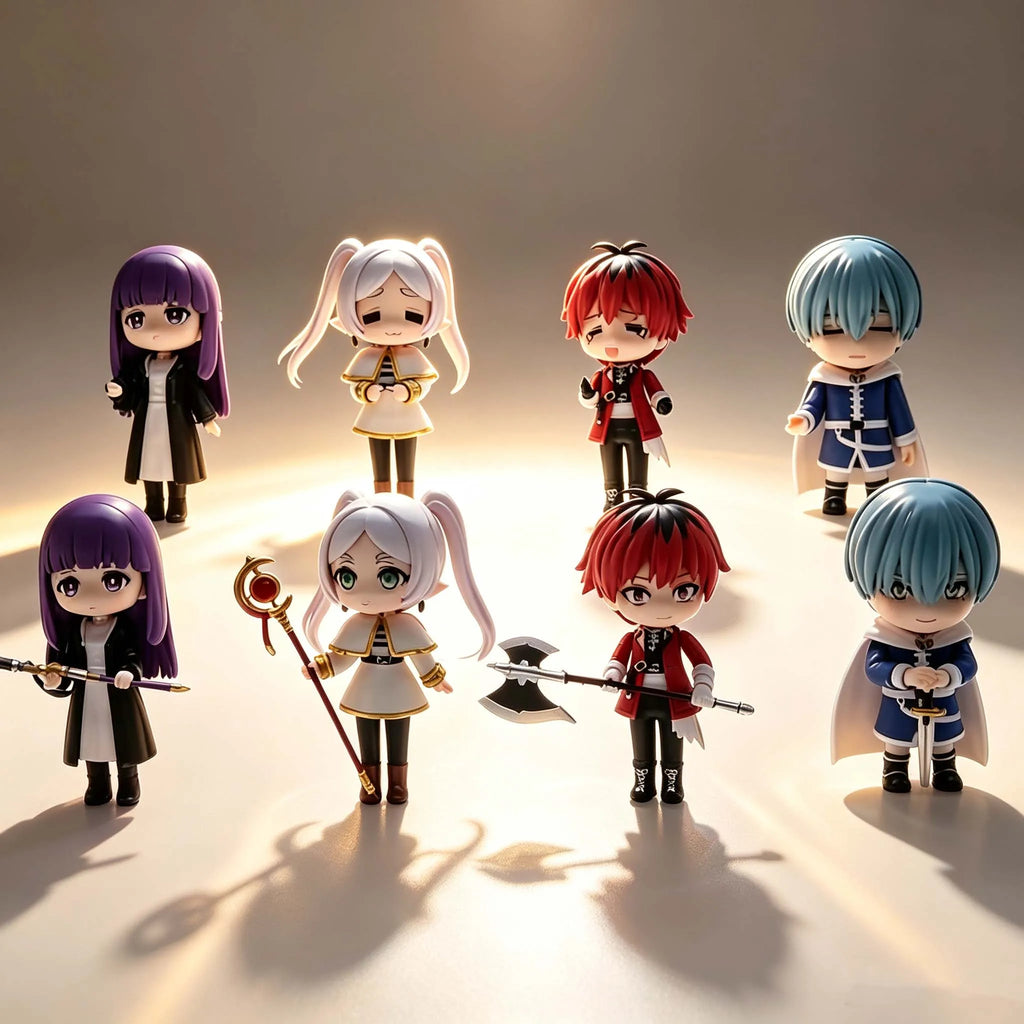 Anime Frieren:Beyond Journey's End Anime Figures Frieren Himmel Action Figure Cartoon Ornaments Toy Fans Gift