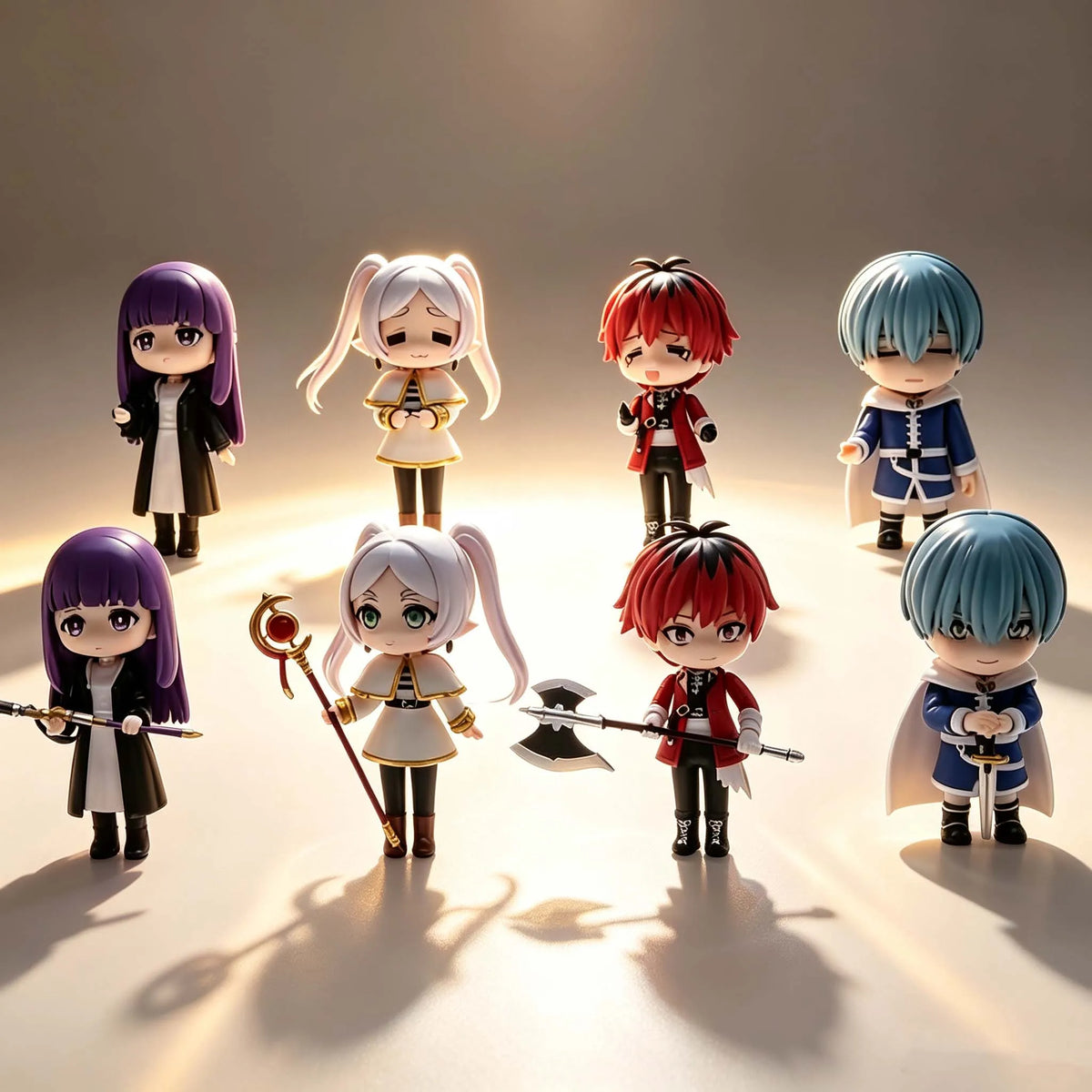 Anime Frieren:Beyond Journey's End Anime Figures Frieren Himmel Action Figure Cartoon Ornaments Toy Fans Gift