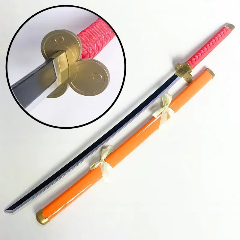 104cm Roronoa Zoro Sword Anime One Piece Cosplay Prop Knife Ninja Schwert Real Size Japanese Katana Original Samurai Sabre Toy
