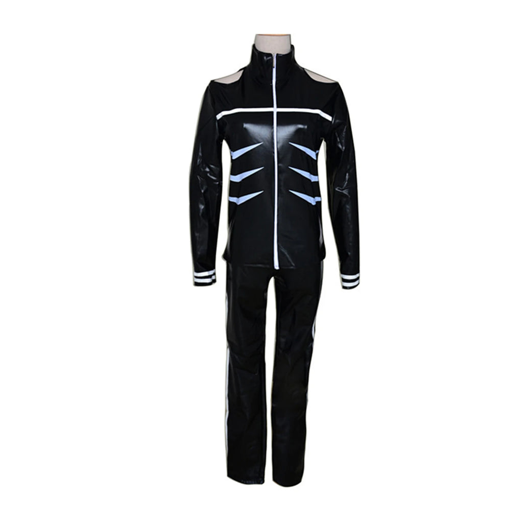 Anime Ken Kaneki Cosplay Costumes Leather Jacket Pants Shorts Halloween Outfit