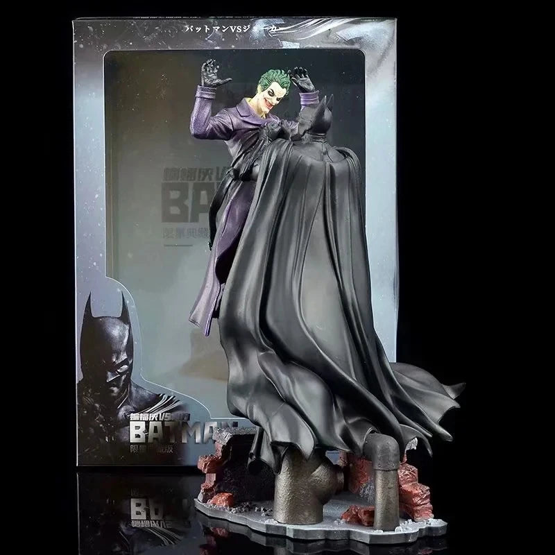 Batman Vs Joker Action Figure - Arkham Collection Bruce Wayne & the Joker Figurine with Base - Comic Anime Statues