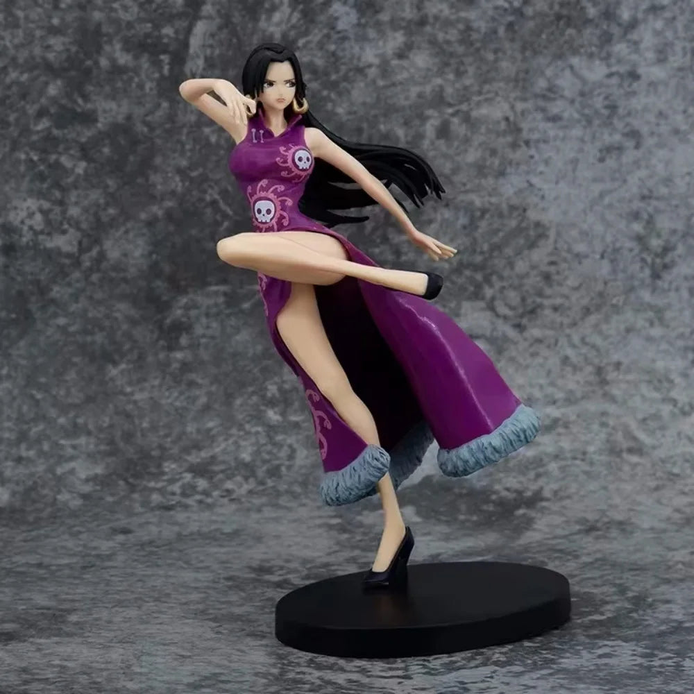21CM Anime Boa Hancock Figures Toys GK Snake Action Figure Sexy Cheongsam Girl Doll PVC Figurines Statue ﻿