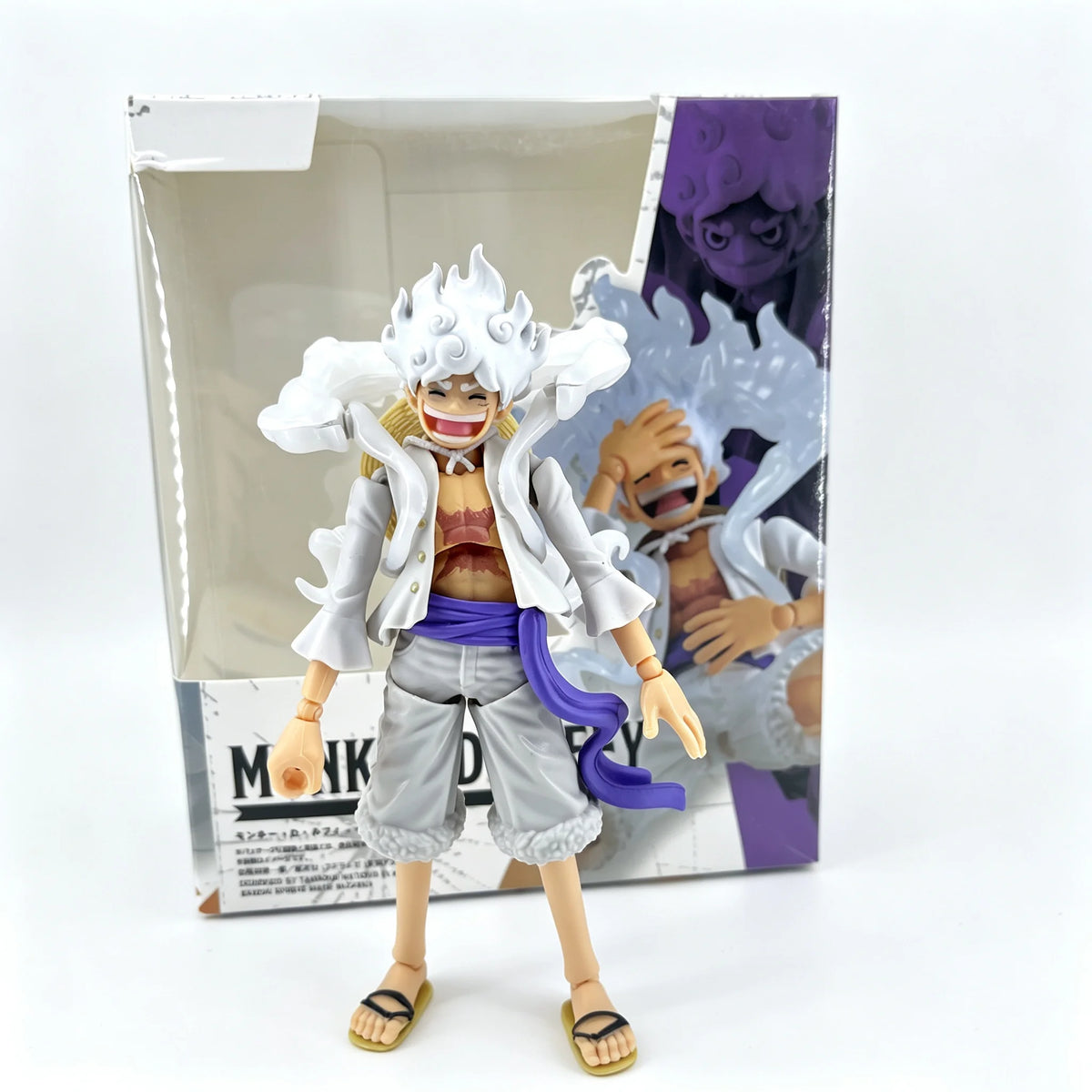 Bandai SHFiguarts NiKa Monkey D. Luffy Action Figure Model Collectible Gift for Boys Birthday Ornament