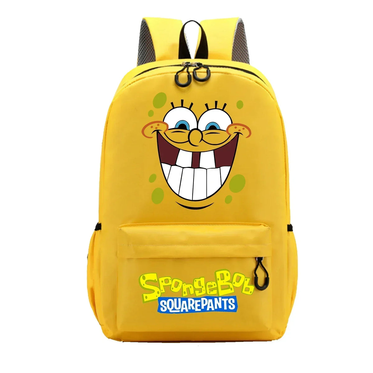 Spongebobs Yellow Backpack Cartoon Emote Schoolbag Boy Girl Anime Partern Knapsack Fashion Student Large-capacity Book Bags Gift