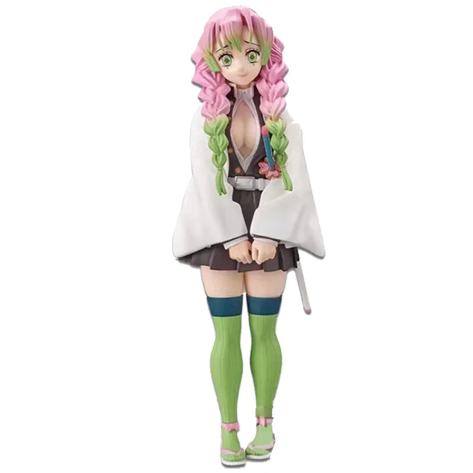 Anime Demon Slayer Kimetsu no Yaiba Figure 15cm Kochou Shinobu Kanroji Mitsuri Plum Rain Series Action Model Toy Gift
