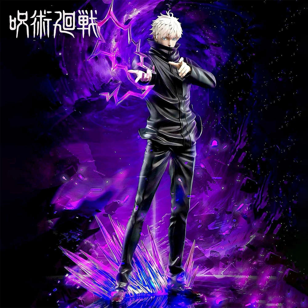 31cm Anime Jujutsu Kaisen Figure Gojo Satoru Action Figures Pvc Statue Desktop Ornamen Collection Model Toys Gifts