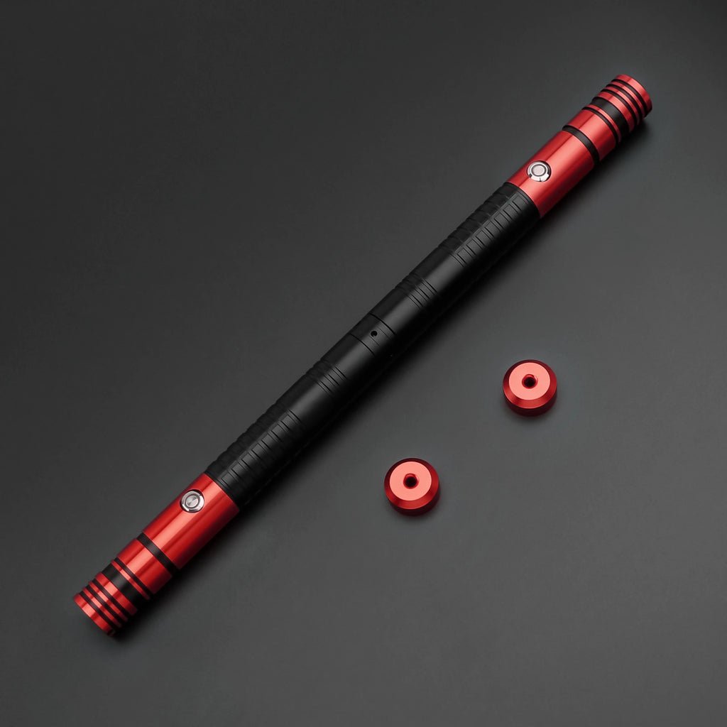 TXQSABER Double-edged A01 Heavy Dueling 12colors Combat Jedi Saber Sword Blaster Luminous Toy Cosplay Gesture Control