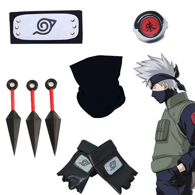 Kakashi Gloves & Headband Set