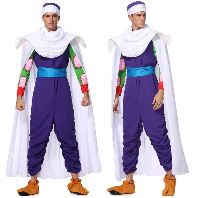 Halloween Cosplay Son Goku Piccolo Adults Costume Anime Set Halloween