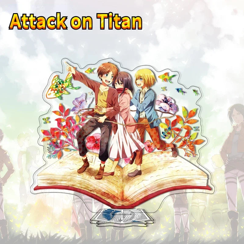 Attack On Titan Acrylic Stand Models Anime Figure Desk Decorative Standing Sign Birthday Gifts Collection Ornament