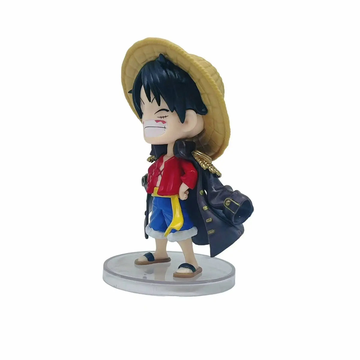 2027 Hot sale Bandai One Piece Anime 12cm Smiling Luffy Action Figure with Cloak PVC Collectible Figurine 1 sold