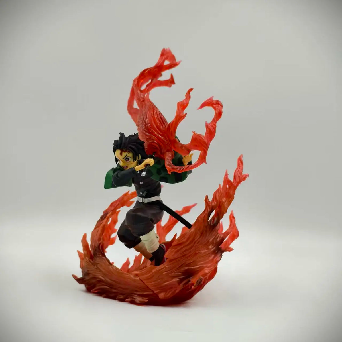 21cm 8.2 inch Anime Kamado Tanjirou Action Figures Pvc Statue Desktop Ornamen Collection Statue Model Decoration Room Toys Gifts