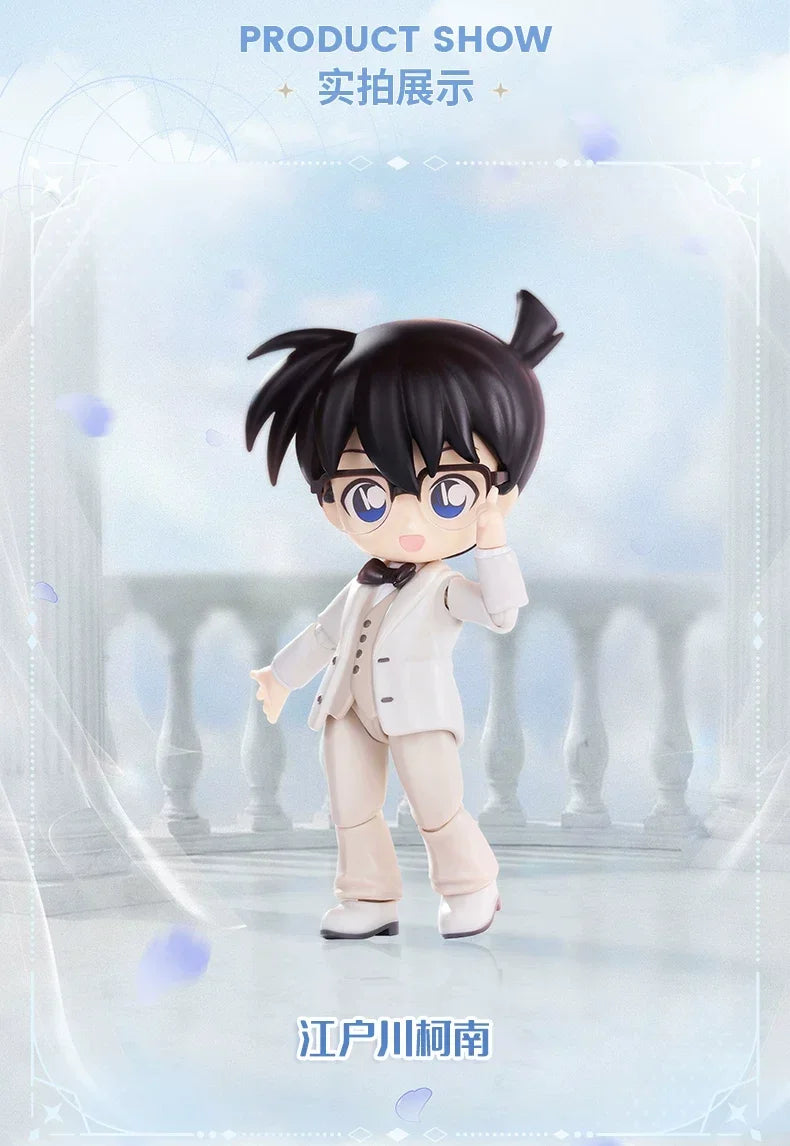 In Stock BLOKEES Detective Conan Encounter Q Series 30th Anniversary Kaito Kid BJD Figure Collectible Model Ornament Toy
