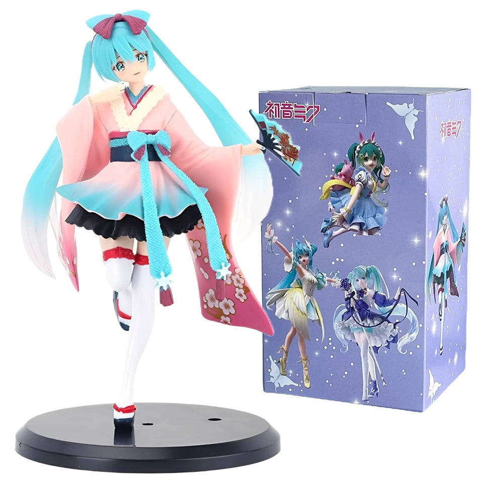 Hatsune Miku Figure Bauhinia Flower Sour Berry Candy Hatsune Miku Anime Beautiful Goddess Figure Tabletop lovely Decorations Toy