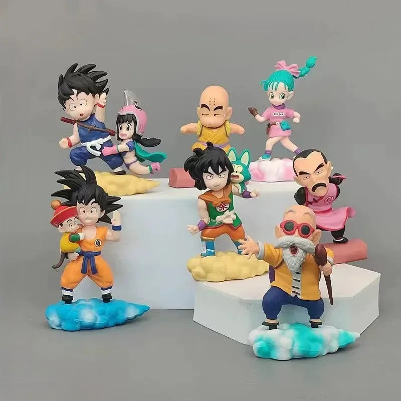 Gen 1 and Gen 2 Dragon Ball Super Saiyan Goku Vegeta artoon figurine Action Mini Figures Dolls Model Action Statue Toys Gifts