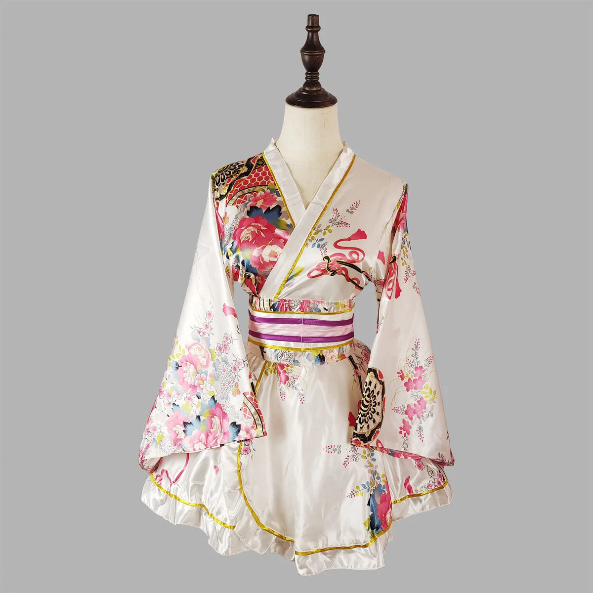 Kimono traditional Japanese women's clothing Sakura Yukata Haori Japanese style Kawaii girl anime cosplay stage performance cost