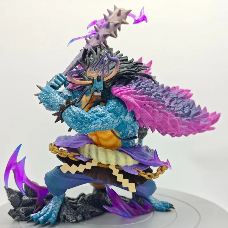 Comic ONE PIECE Anime Kaidou Figure Charlotte Linlin Action Figures PVC Large Item Model Collection Statue Toys Decoration Gifts